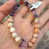Best-selling Nine Purple Off-Fire Bracelet, natural amethyst Double ring bracelet, Sugar Cube, women's zodiac year for attracting wealth and Good fortune Specification image